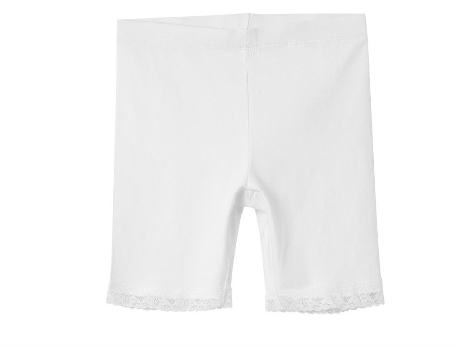 Tweens Name It Shorts | Name It White Alyssum Shorts Biker