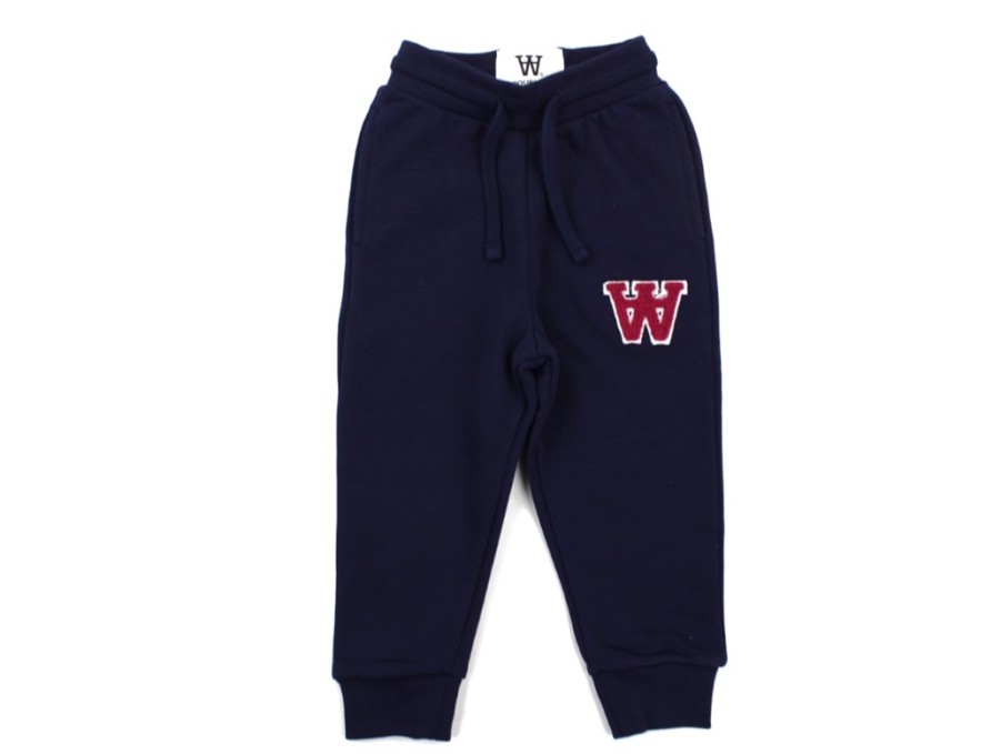 Tweens Wood Wood Pants And Leggings | Wood Wood Sweatpants Navy