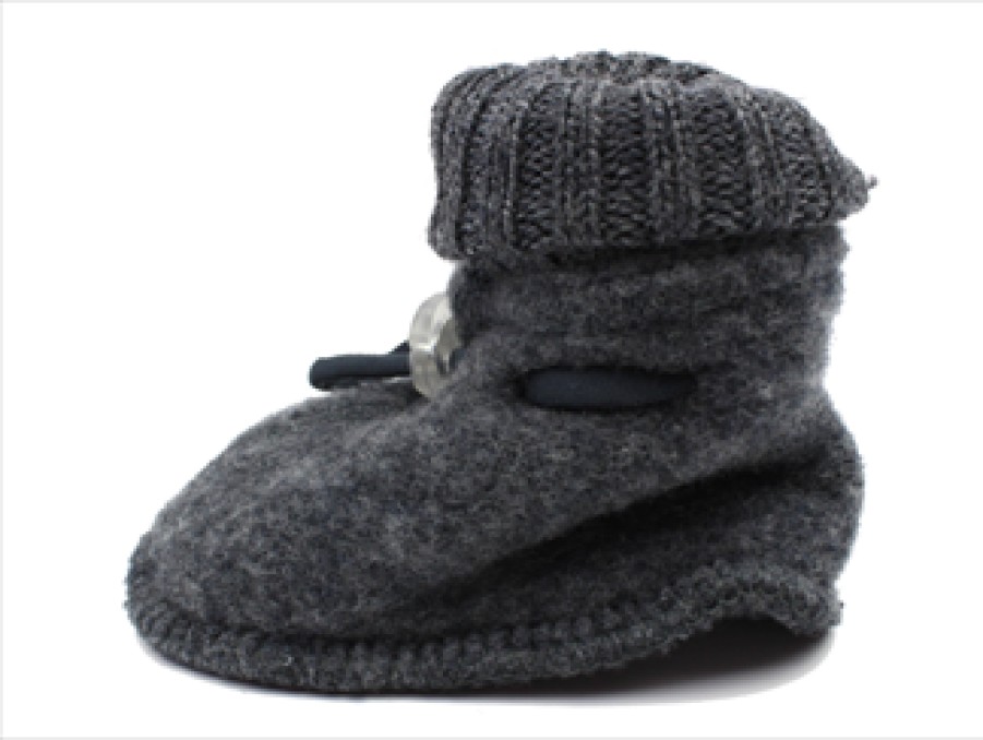 Baby Joha Baby Shoes And Crawler Shoes | Joha Coke Melange Booties Merino Wool