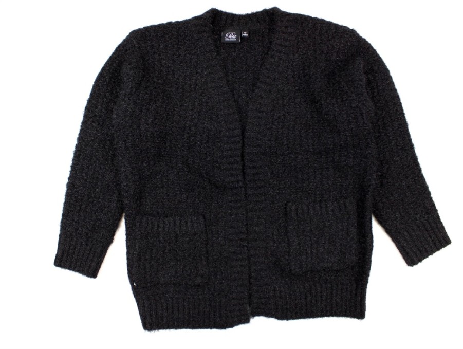 Tweens Petit by Sofie Schnoor Cardigans | Petit By Sofie Schnoor Knit Cardigan Black Glitter