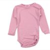 Baby Joha Bodysuits And Jumpsuits | Joha Old Rose Bodysuit Merino Wool