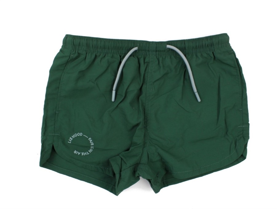 Baby Liewood Swimwear | Liewood Swim Shorts Aiden Upf 40+ Garden Green