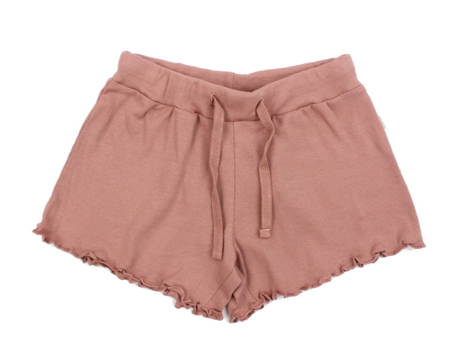 Tweens Wheat Shorts | Wheat Old Rose Shorts Gertrud Rib