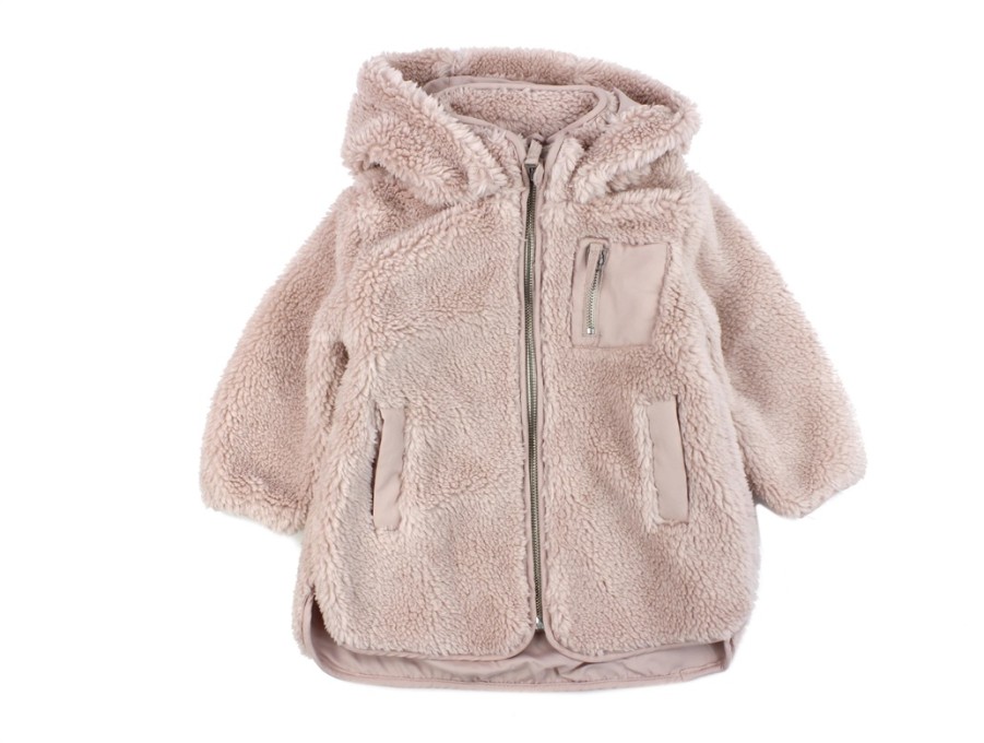 Baby Only Transition Jackets | Only Rose Smoke Teddy Transition Jacket