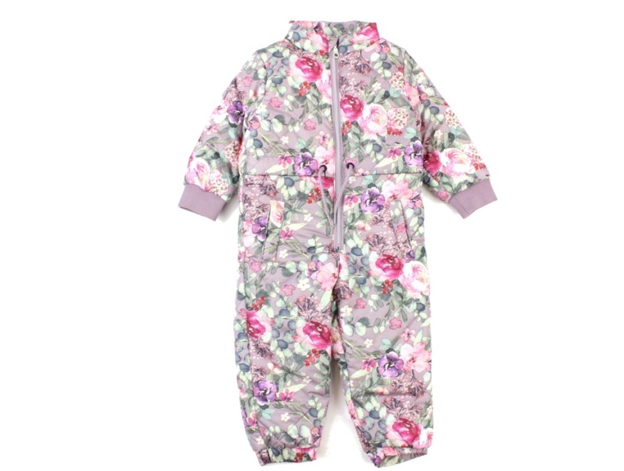 Kids Name It Thermal Wear And Fleece | Name It Jumpsuit Quilt Nirvana Flowers