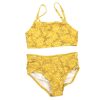 Tweens Petit by Sofie Schnoor Swimwear | Petit By Sofie Schnoor Bikini Yellow Flower Goldprint