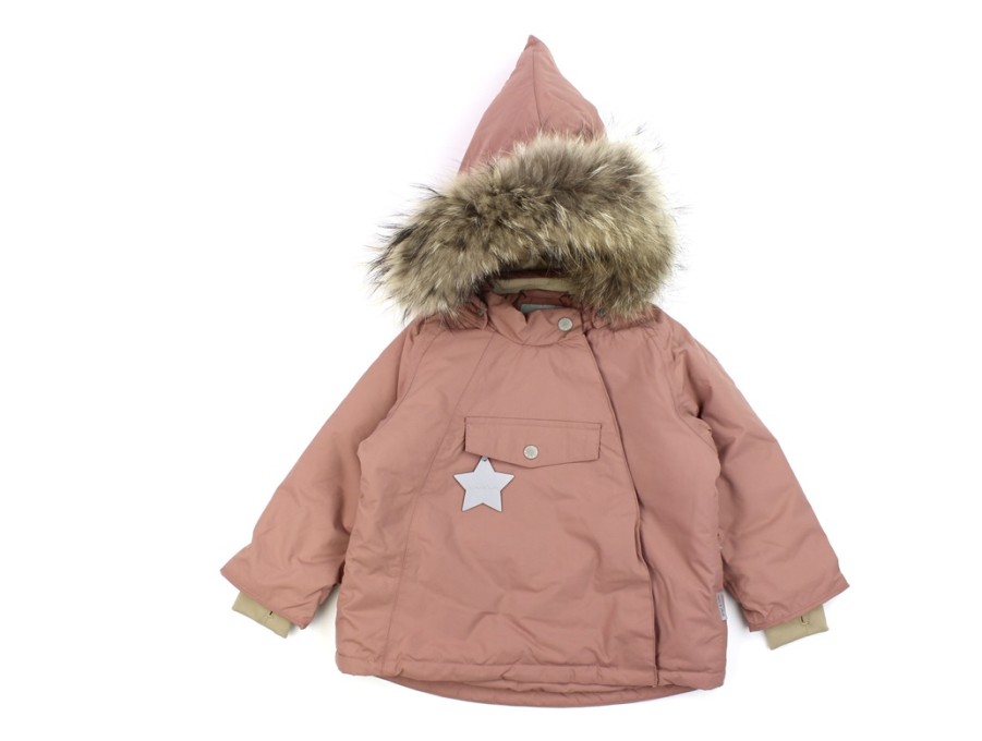 Baby Mini A Ture Winter Jackets | Mini A Ture Wood Rose Winter Jacket Wang Fur