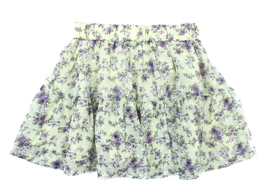 Kids Creamie Skirts | Creamie Skirt Flower Dobby Sea Foam