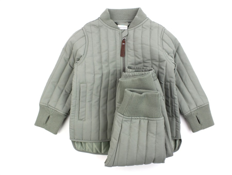 Baby En Fant Thermal Wear And Fleece | En Fant Shadow Thermal Set