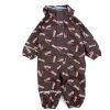 Baby Celavi Rainwear | Celavi Rainsuit Java Fire Trucks With Fleece Lining