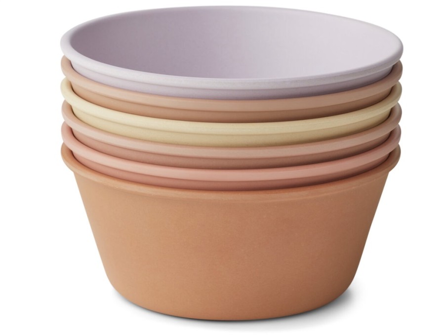 Accessories And Home Liewood | Liewood Light Lavender Multi Mix Bowls Irene (6-Pack)