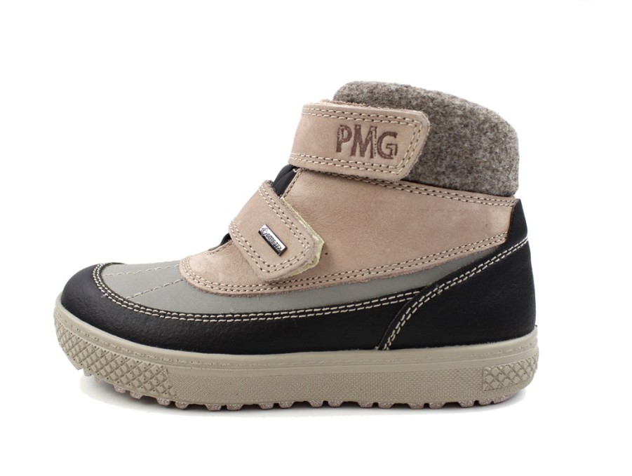 Tweens Primigi Winter Boots | Primigi New Taupe Winter Boot With Gore-Tex