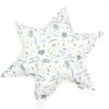 Accessories And Home Cam Cam Copenhagen | Cam Cam Star Pillow Pressed Leaves Blue