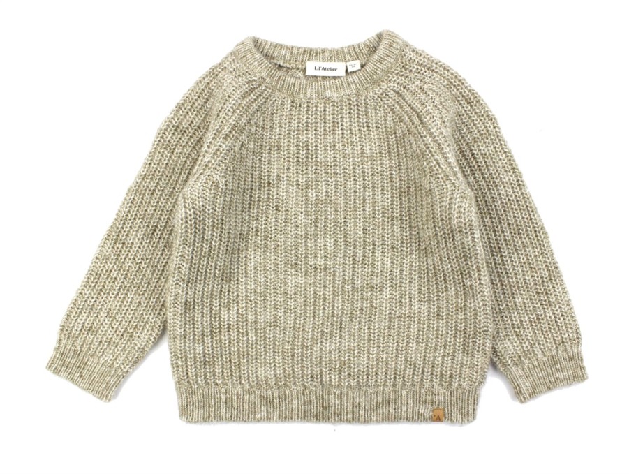 Baby Lil Atelier Blouses And Knitwear | Lil Atelier Chinchilla Knit Pullover Cotton/Wool