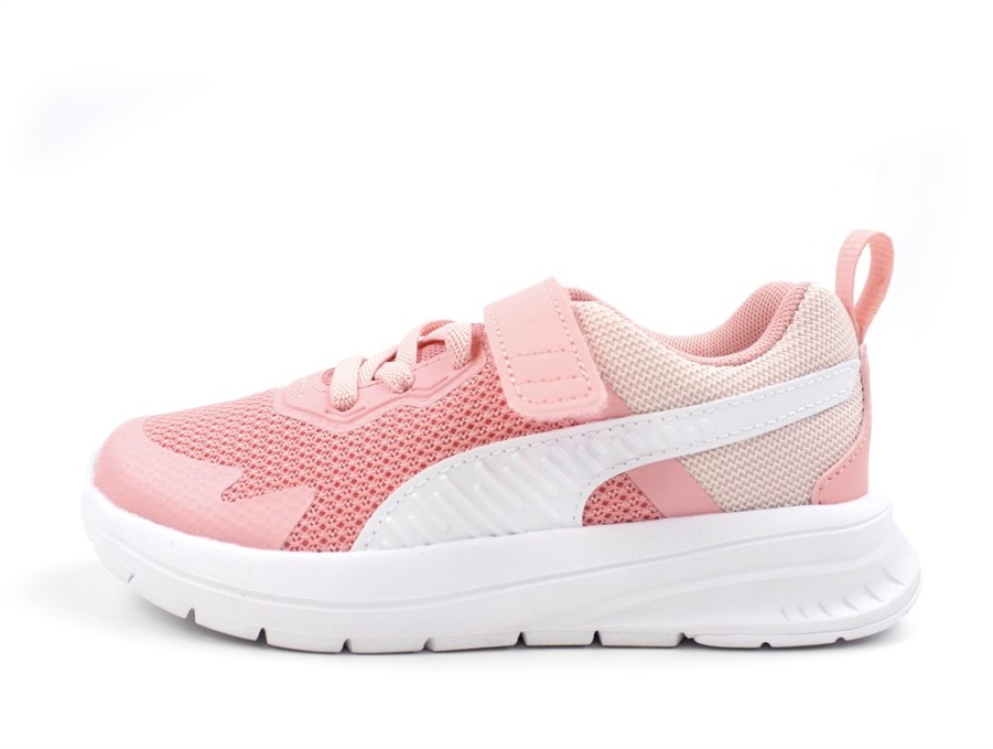 Kids Puma Shoes And Sneakers | Puma Peach Smoothie/Puma White Sneakers Evolve Run Mesh