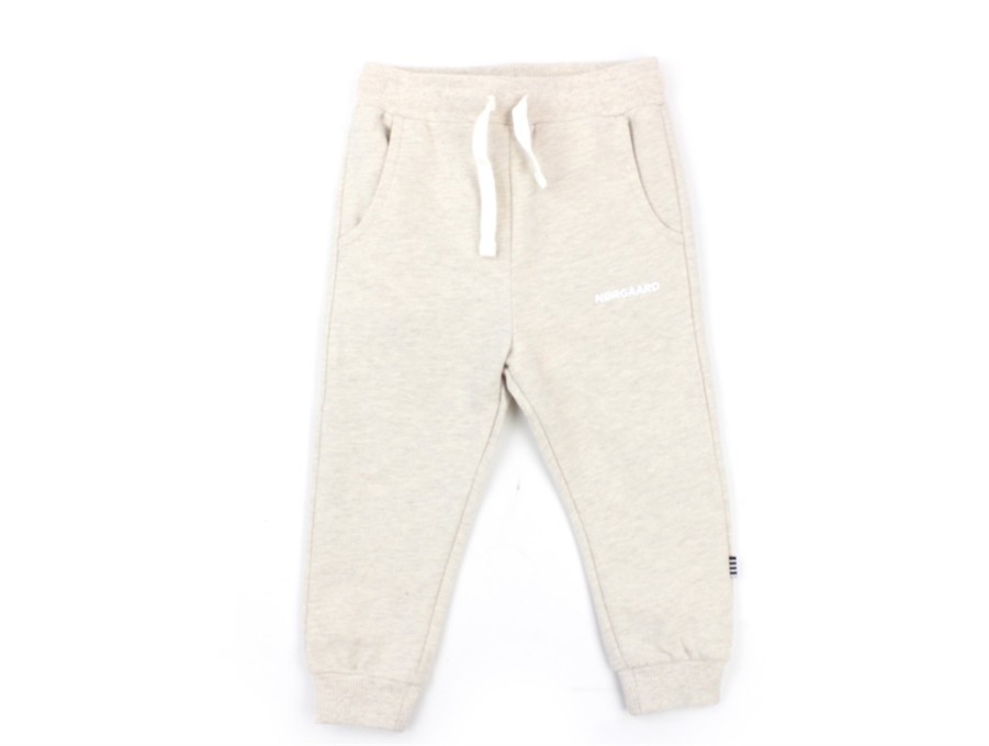 Tweens Mads Nørgaard Pants And Leggings | Mads Norgaard Sweatpants Pavo Nature Melange