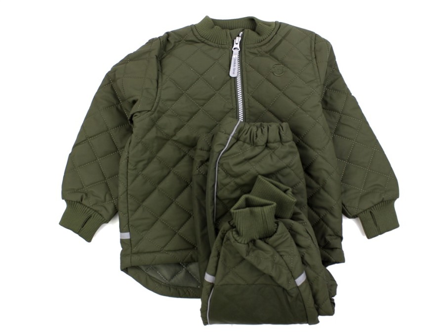 Baby Mikk line Thermal Wear And Fleece | Mikk-Line Forest Night Thermal Set