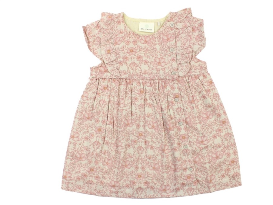 Baby En Fant Dresses | En Fant Dress Bone White Flowers