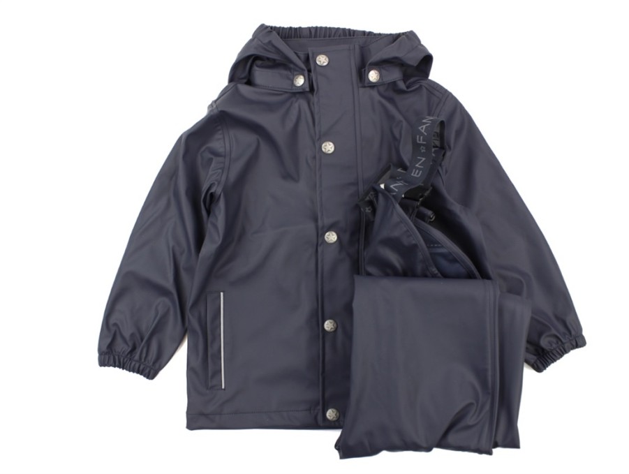 Baby En Fant Rainwear | En Fant Rainwear Pants And Jacket Blue Night