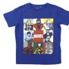 Tweens Name It T-Shirts | Name It T-Shirt Nouvean Navy Marvel