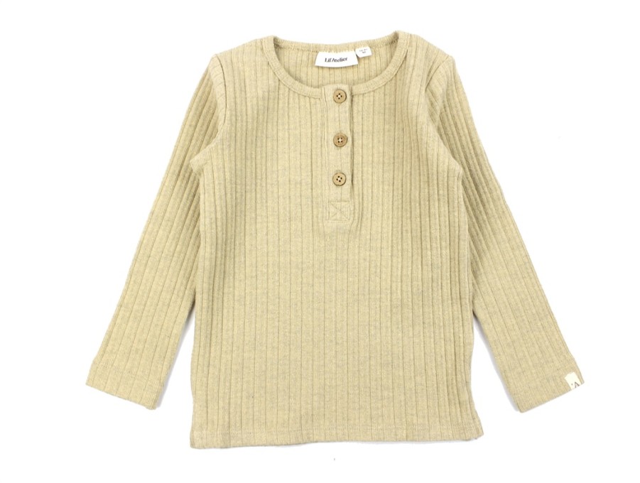 Baby Lil Atelier Blouses And Knitwear | Lil Atelier Warm Sand/Melange Top