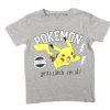 Tweens Name It T-Shirts | Name It Grey Melange Pokemon T-Shirt