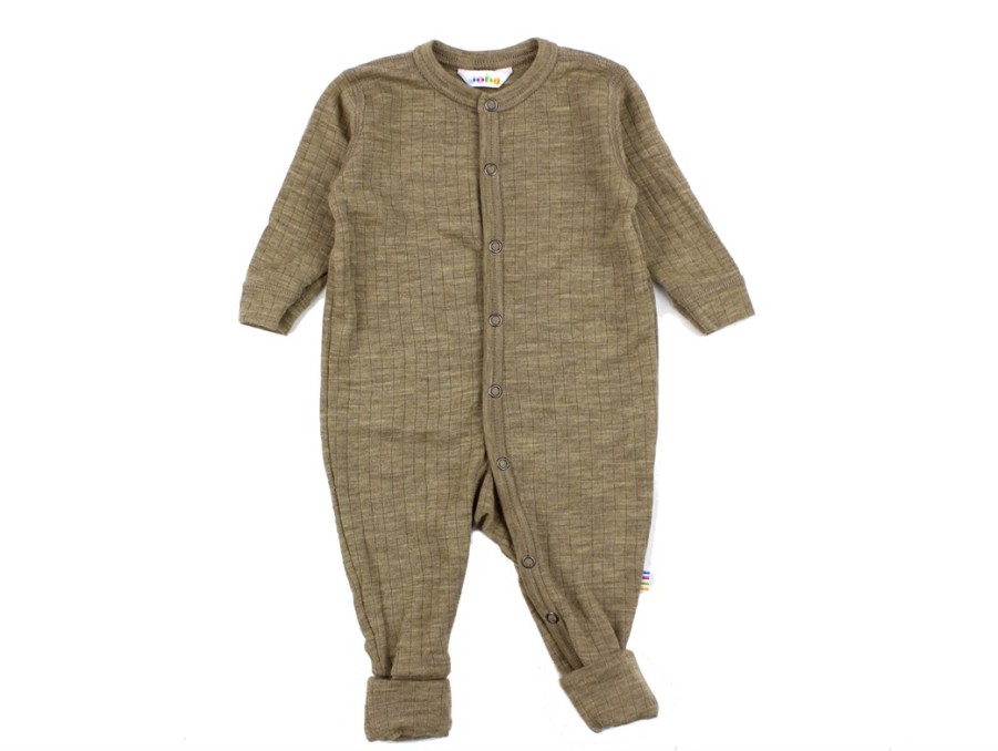 Baby Joha Bodysuits And Jumpsuits | Joha Beige Nightsuit Merino Wool