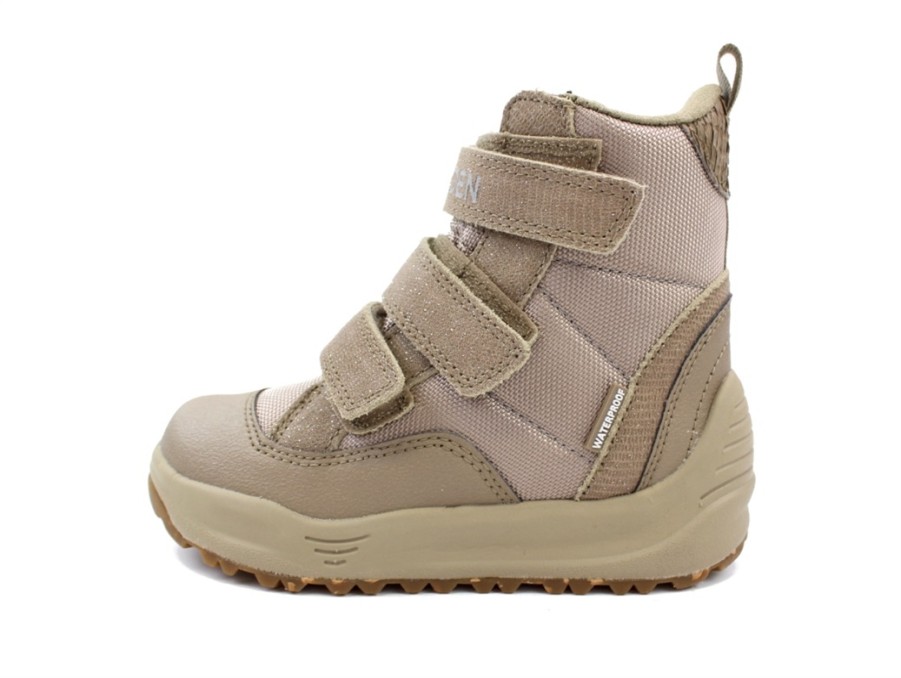 Tweens Woden Winter Boots | Woden Kids Winter Boot Adrian Pearl Silver Mink