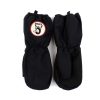 Baby Mini Rodini Gloves | Mini Rodini Black Mittens Alaska Thermo