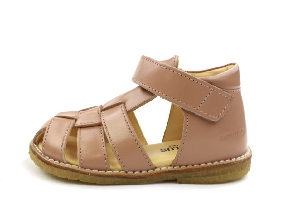 Baby Angulus Sandals | Angulus Dark Peach Sandal