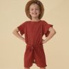 Tweens Soft Gallery Shorts | Soft Gallery Jumpsuit Fairy Cinnabar Dotty