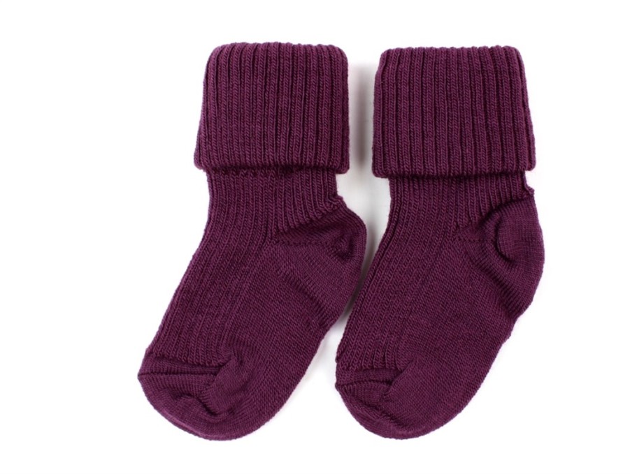 Tweens MP Socks | Mp Socks Wool Grape Wine (2-Pack)