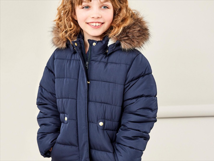 Tweens Name It Winter Jackets | Name It Winter Jacket Dark Sapphire