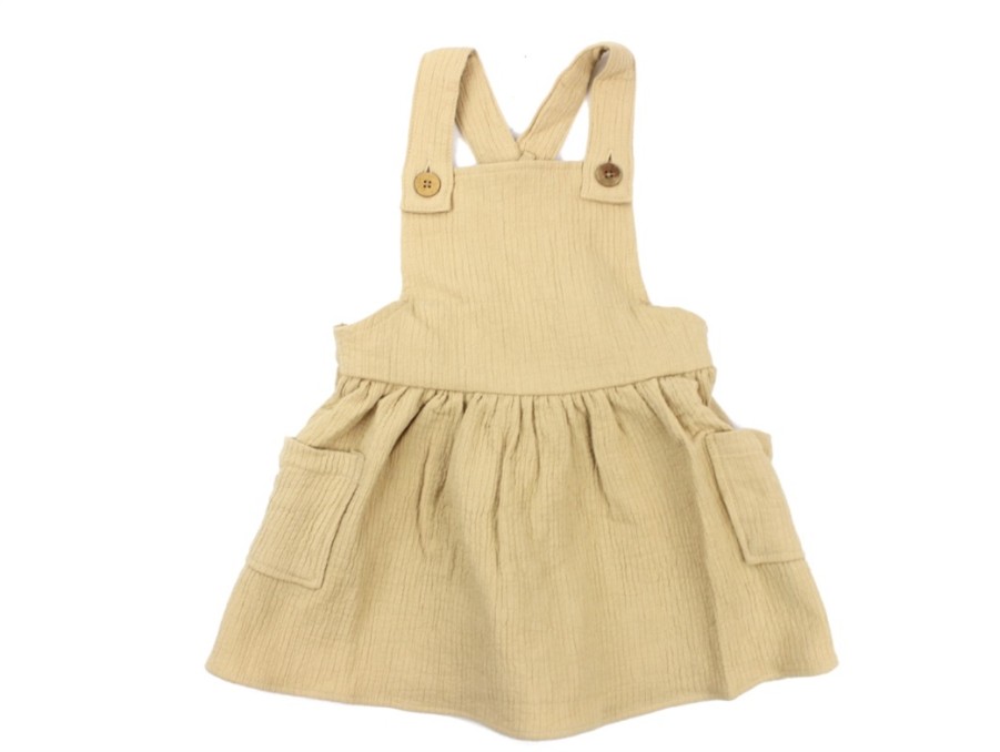 Baby Lil Atelier Dresses | Lil Atelier Dress Overall Warm Sand