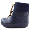 Baby Bisgaard Thermal Boots And Winter Rubber Boots | Bisgaard Winter Rubber Boot Short Blue With Wool Lining