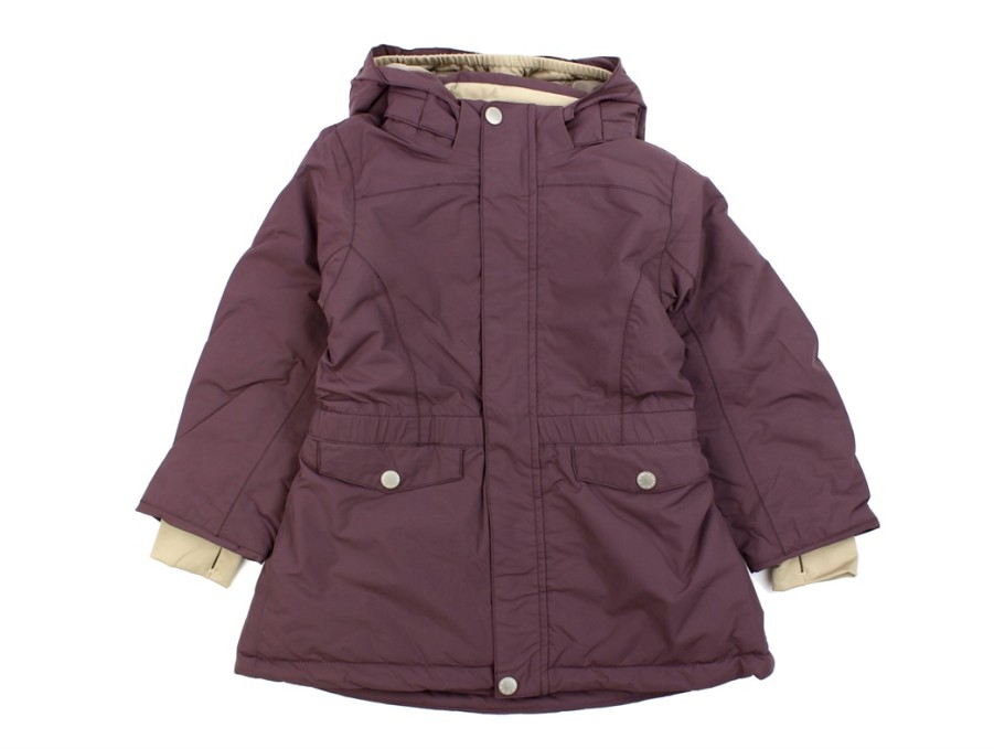 Kids Mini A Ture Winter Jackets | Mini A Ture Huckleberry Plum Winter Jacket Velajanna