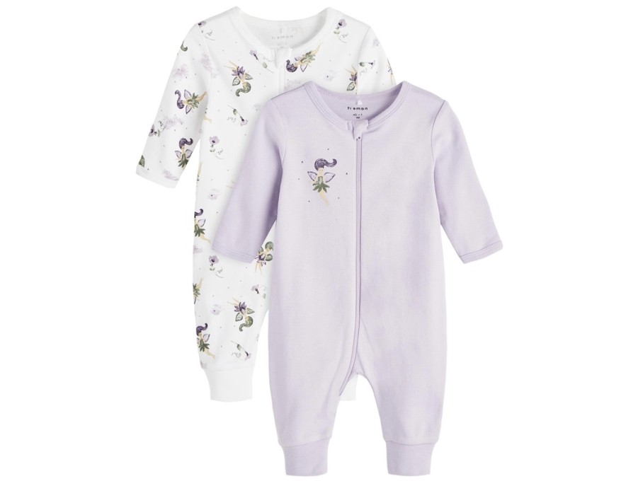 Kids Name It Underwear And Sleepwear | Name It Orchid Petal Sleep Suit (2-Pack)