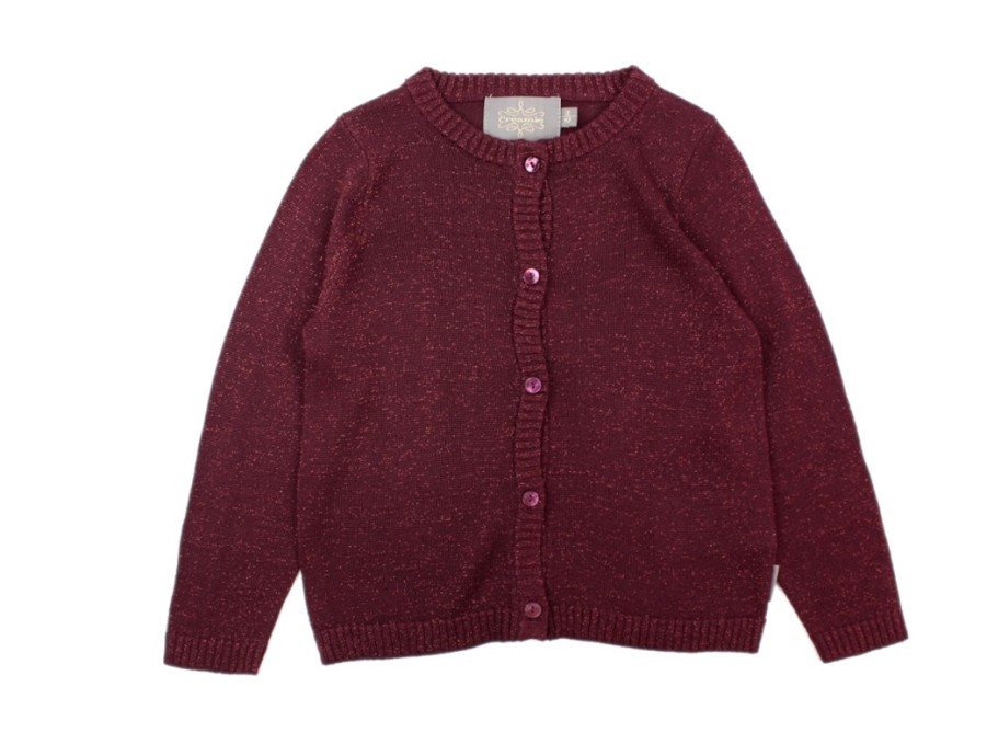 Baby Creamie Cardigans | Creamie Cardigan Lurex Fig