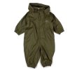 Baby Ver de Terre Rainwear | Ver De Terre Rainsuit Pu Dark Moss