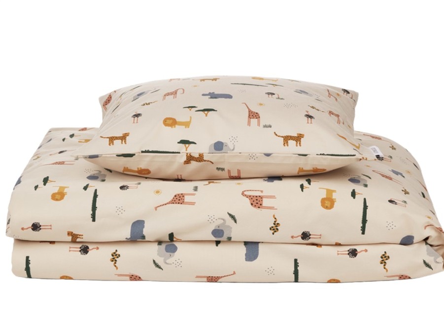 Baby Liewood Organic Cotton | Liewood Safari Sandy Mix Baby Bedding Carmen