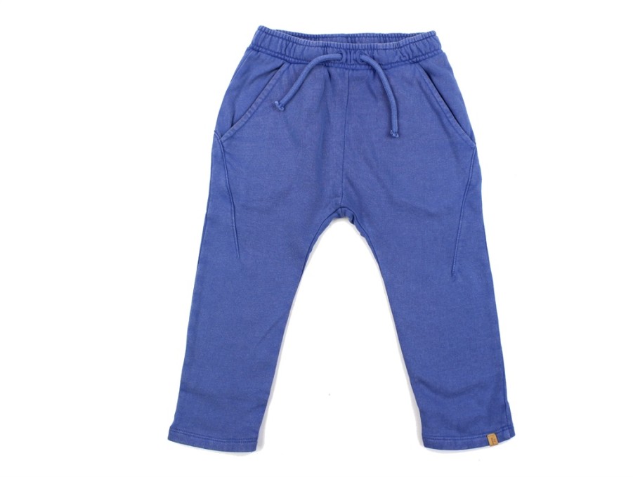 Baby Lil Atelier Pants And Leggings | Lil Atelier Federal Blue Loose Sweatpants