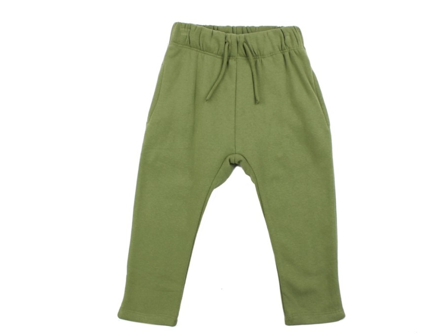 Kids Lil Atelier Pants And Leggings | Lil Atelier Loden Green Sweatpants