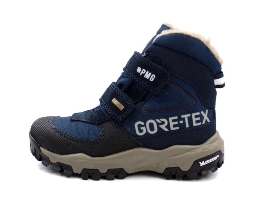 Tweens Primigi Winter Boots | Primigi Winter Boot Navy/Petrolio With Gore-Tex And Michelin Outsoles