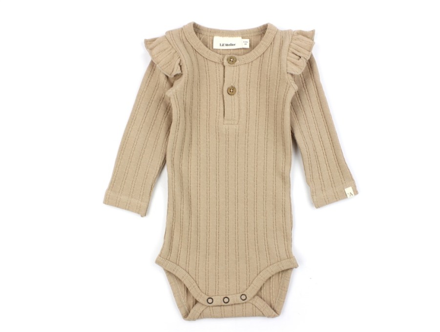 Baby Lil Atelier Bodysuits And Jumpsuits | Lil Atelier Nougat Bodysuit