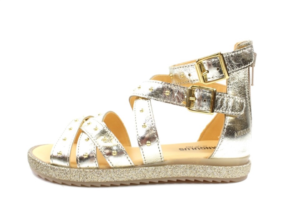 Tweens Angulus Sandals | Angulus Sandal Gladiator Champagne With Nitter