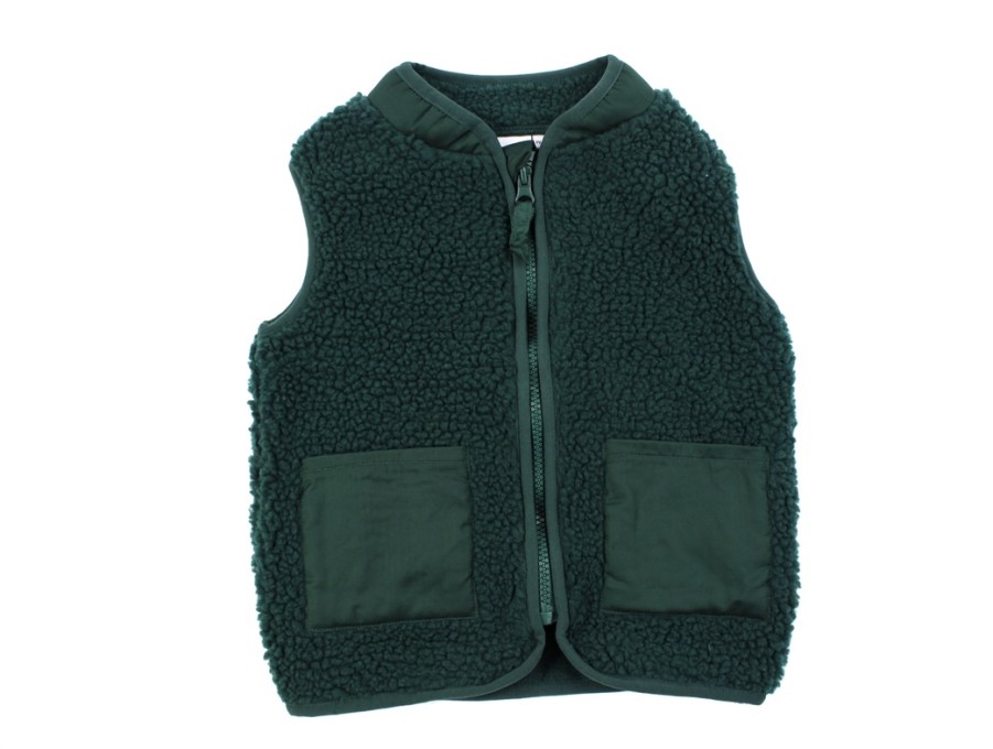 Baby Name It Transition Jackets | Name It Rain Forest Teddy Vest