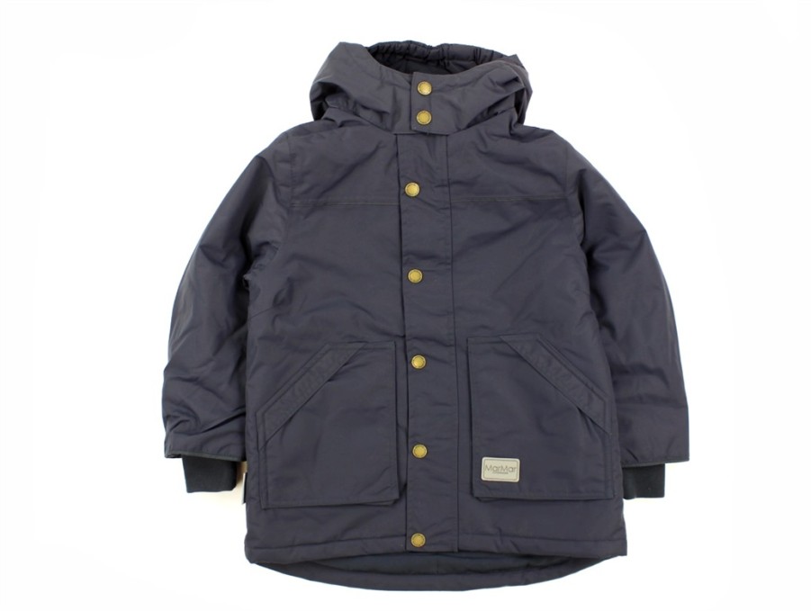 Kids MarMar Copenhagen Winter Jackets | Marmar Oskar Winter Jacket Darkest Blue