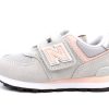 Kids New Balance Shoes And Sneakers | New Balance Sneaker Rain Cloud/Pink Haze