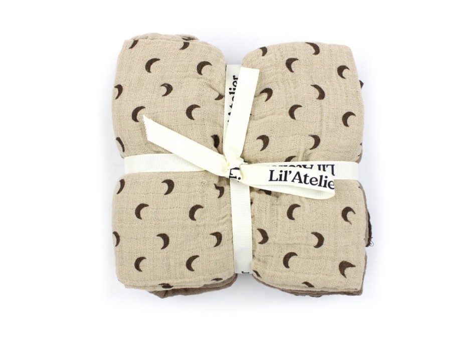 Accessories And Home Lil Atelier | Lil Atelier Rain Drum Burp Cloths (3-Pack)