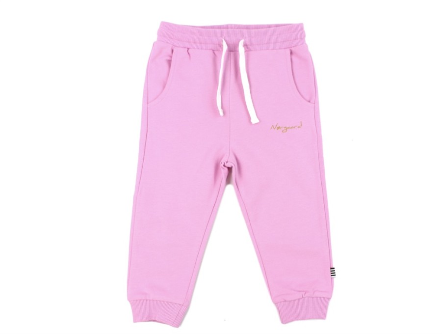 Baby Mads Nørgaard Pants And Leggings | Mads Norgaard Begonia Pink Sweatpants Pavo